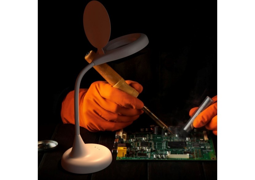 Lampe loupe LED de bureau-Dimmable-CCT-8W - L1020-B - Barcelona LED