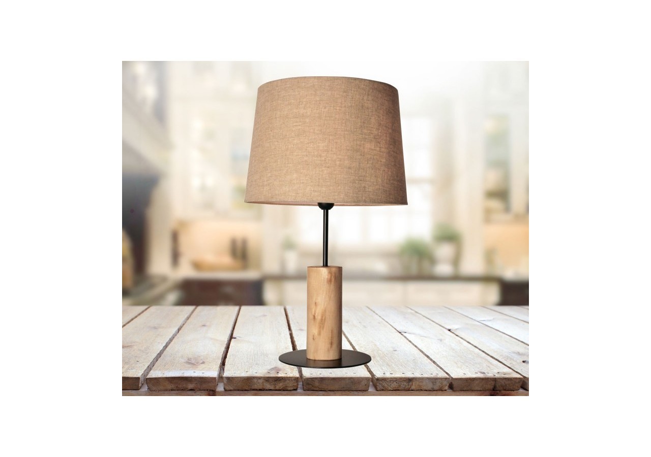 Lampe de table "Wood" E27 - LW1803 - Barcelona LED