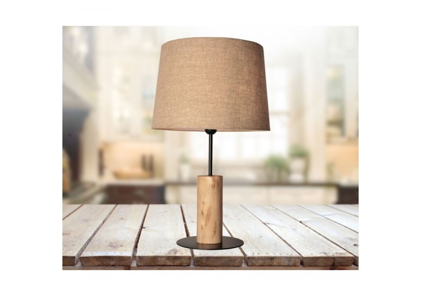 Lampe de table "Wood" E27 - LW1803 - Barcelona LED