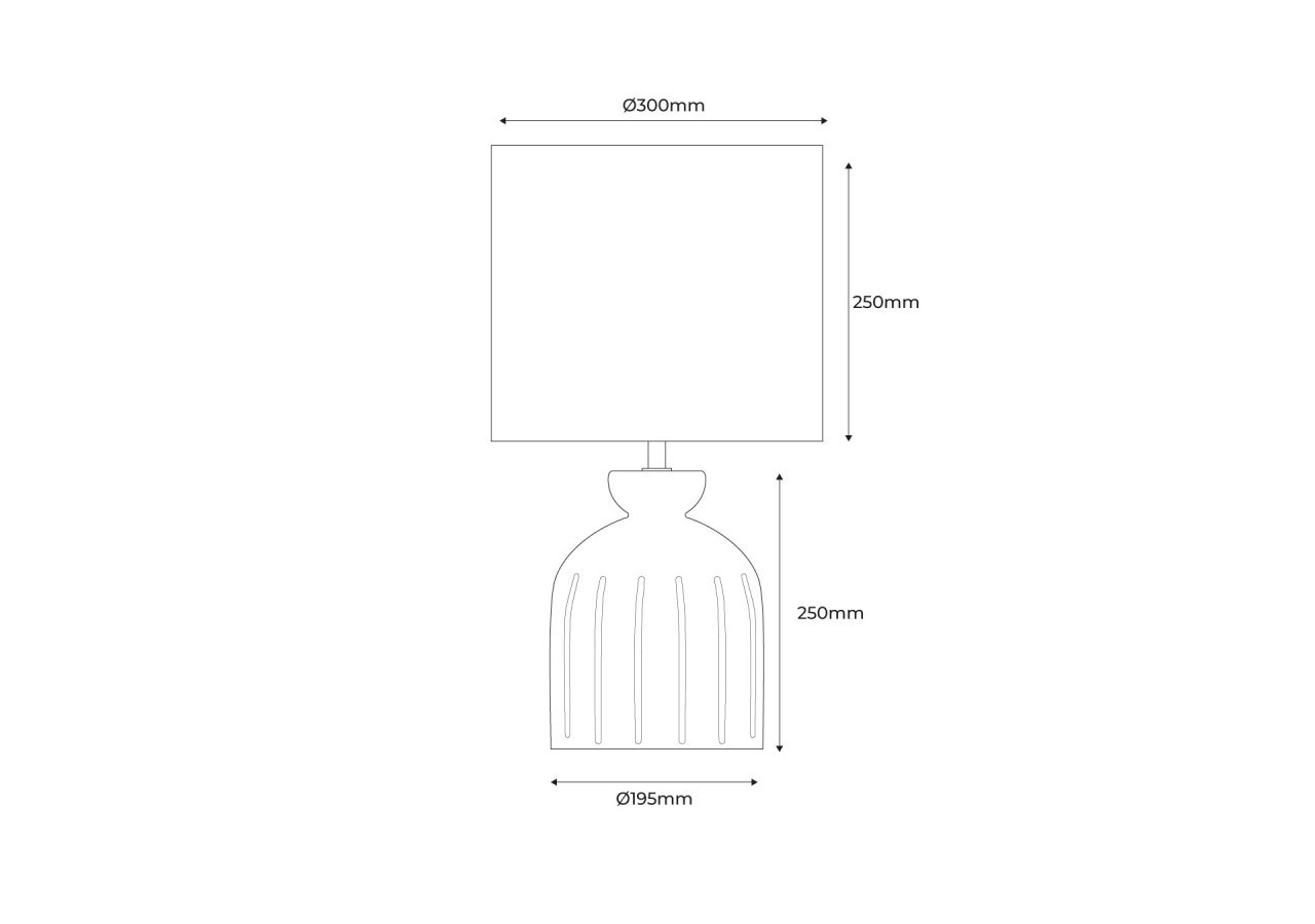 Lampe de table céramique E27 "PHOENIX" - LC1916 - Barcelona LED
