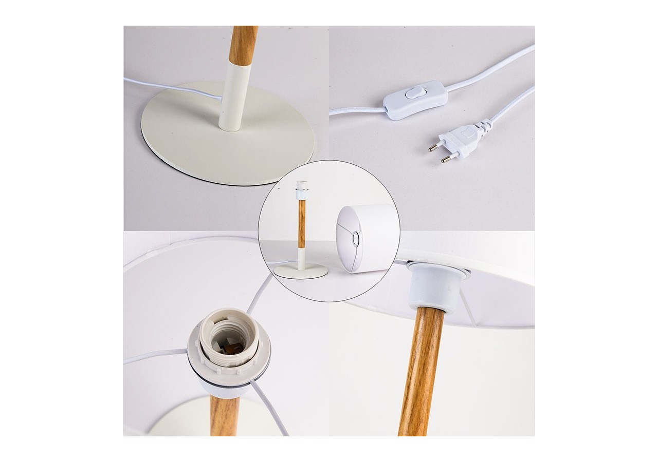 Lampe de table "Class" E27 - LN1301-B - Barcelona LED