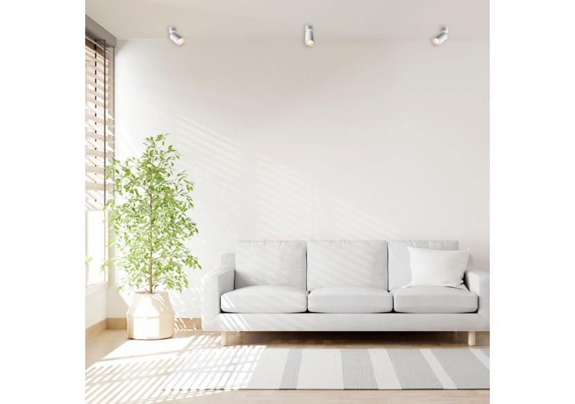 Spot pour ampoule GU10 Orientable 360 degrés "L" - L250-B - Barcelona LED