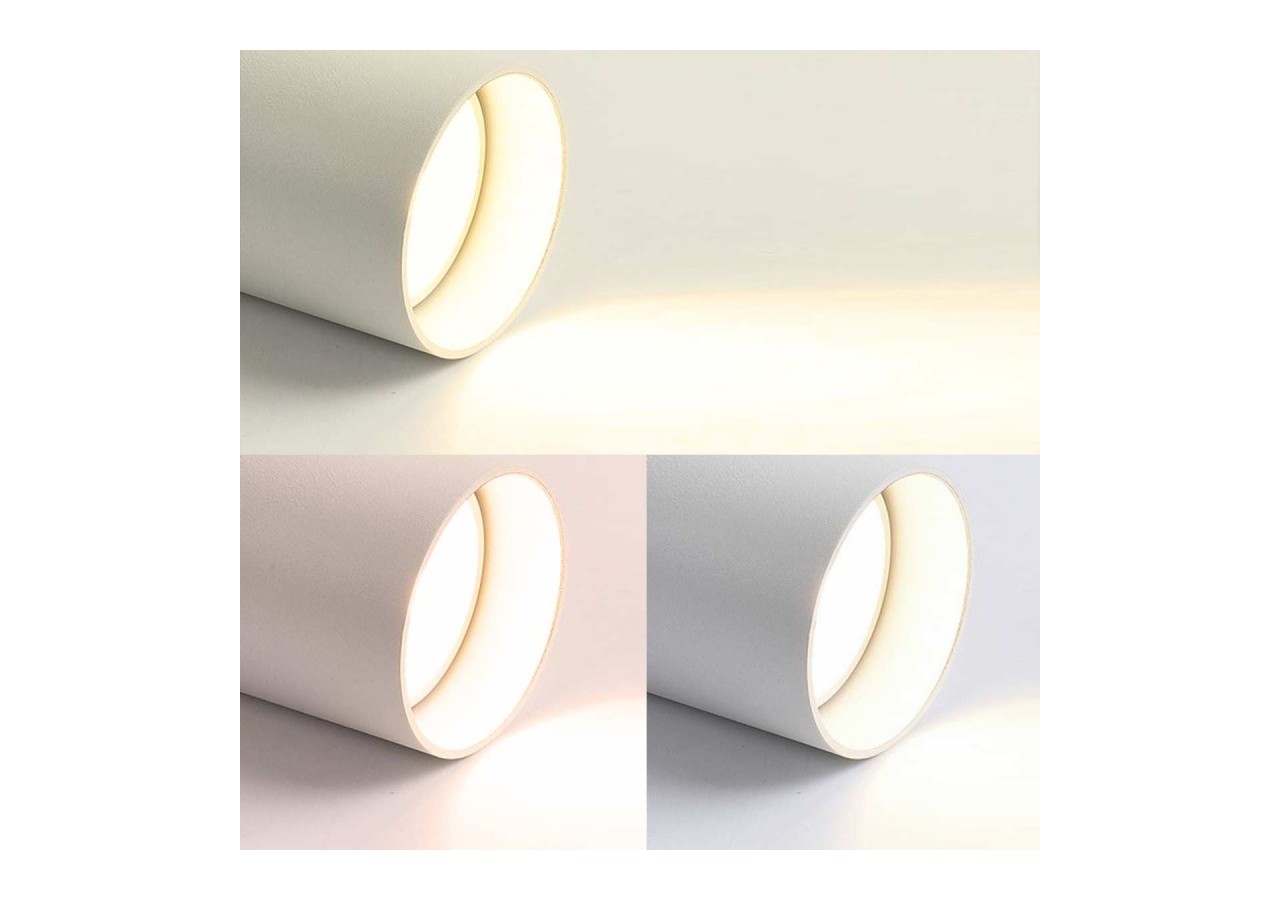 Spot pour ampoule GU10 Orientable 360 degrés "L" - L250-B - Barcelona LED