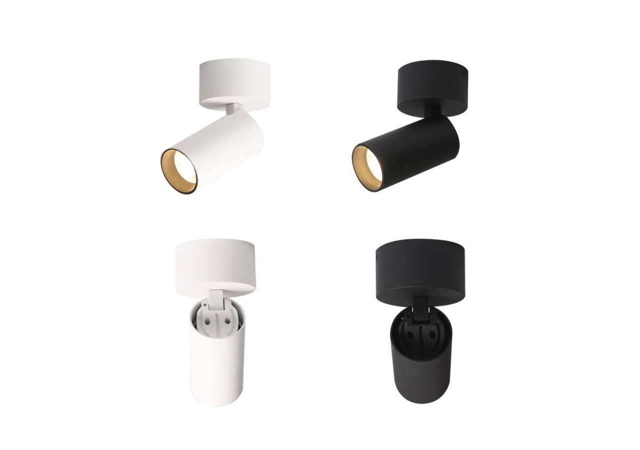 Spot pour ampoule GU10 Orientable 360 degrés "L" - L250-B - Barcelona LED