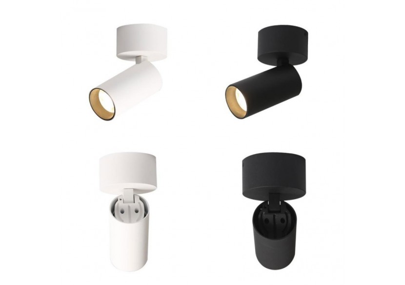 Spot pour ampoule GU10 Orientable 360 degrés "L" - L250-B - Barcelona LED