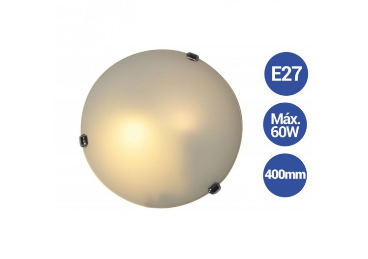 Applique Plafonnier "Luna Piena CR1" 2xE27 - L5055-CR1 - Barcelona LED