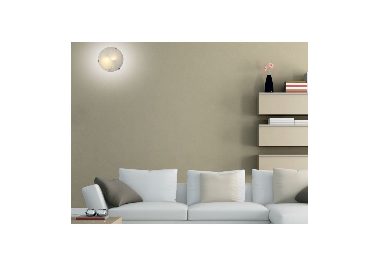 Applique murale "Luna Piena CR4" 2xE27 - L5051-CR4 - Barcelona LED