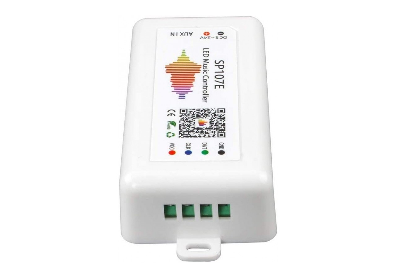 Contrôleur musical LED IC Pixel RGB/RGBW Bluetooth-5-24V DC-960 pixels - SP107E - Barcelona LED