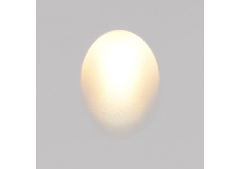 Applique encastrable LED en plâtre "Olive" 1W - B263 - Barcelona LED Applique encastrable LED en plâtre "Olive" 1W - B263 - Barcelona LED