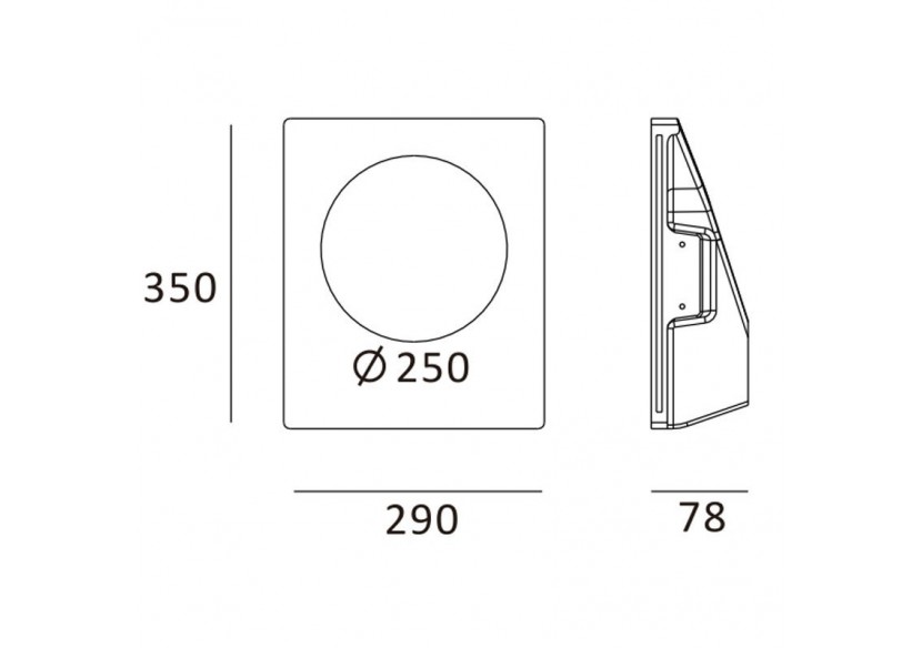 Applique encastrable GU10 en plâtre "Melon 2" - B267 - Barcelona LED Applique encastrable GU10 en plâtre "Melon 2" - B267 - Barcelona LED