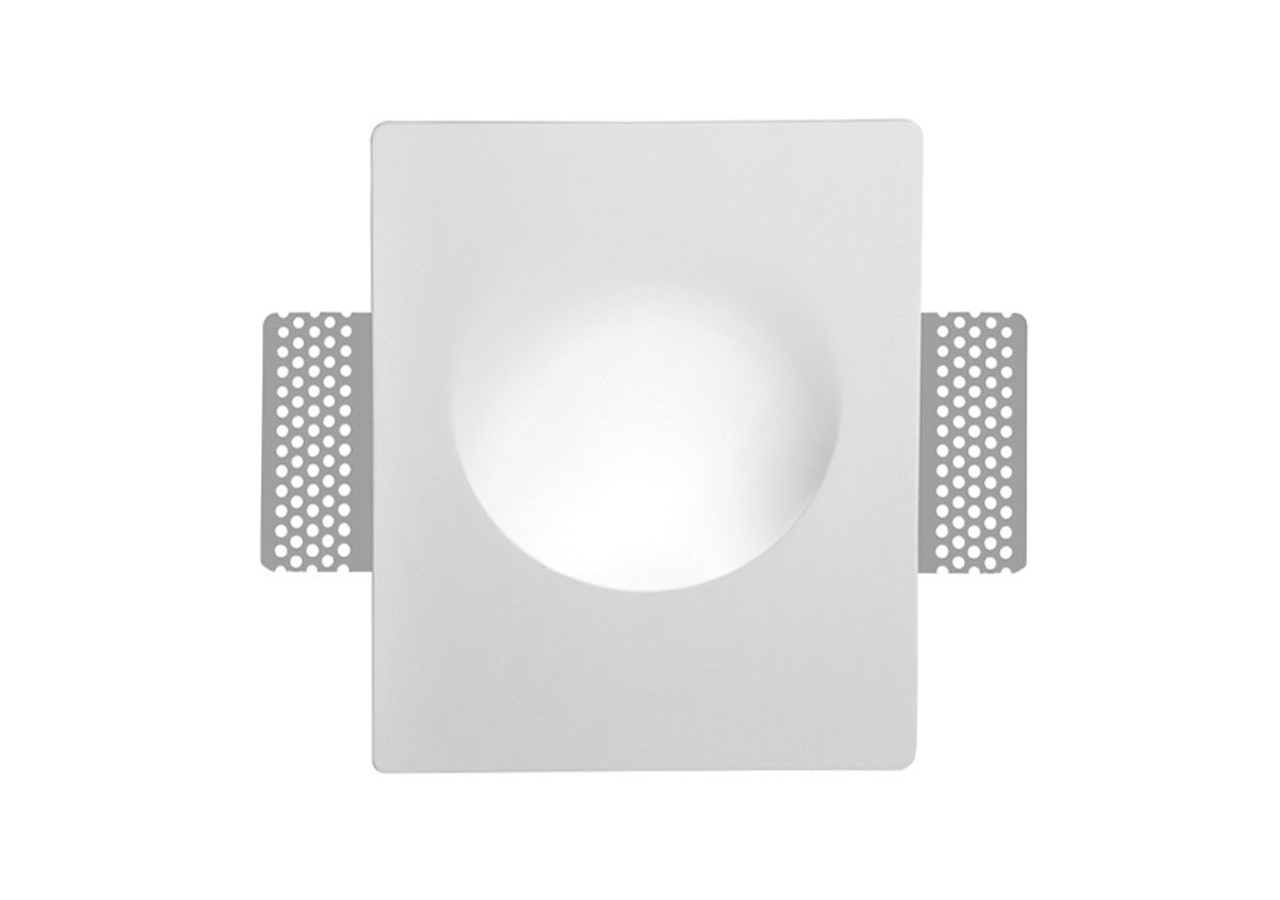 Applique encastrable GU10 en plâtre "Melon 2" - B267 - Barcelona LED