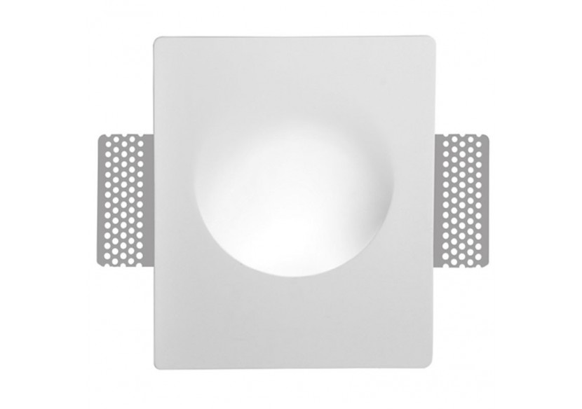 Applique encastrable GU10 en plâtre "Melon 2" - B267 - Barcelona LED Applique encastrable GU10 en plâtre "Melon 2" - B267 - Barcelona LED