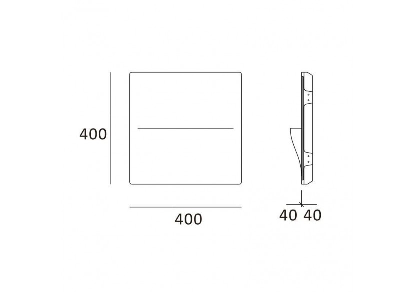 Applique encastrable en plâtre "Zircon" G9 - B260 - Barcelona LED Applique encastrable en plâtre "Zircon" G9 - B260 - Barcelona LED