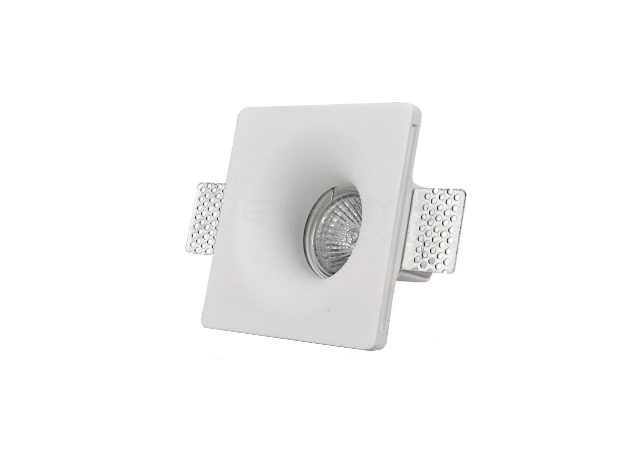 Support spot à encastrer en plâtre pour ampoule GU10 - B254 - Barcelona LED