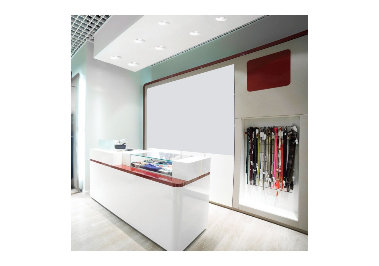 Support spot à encastrer en plâtre pour ampoule GU10 - B254 - Barcelona LED