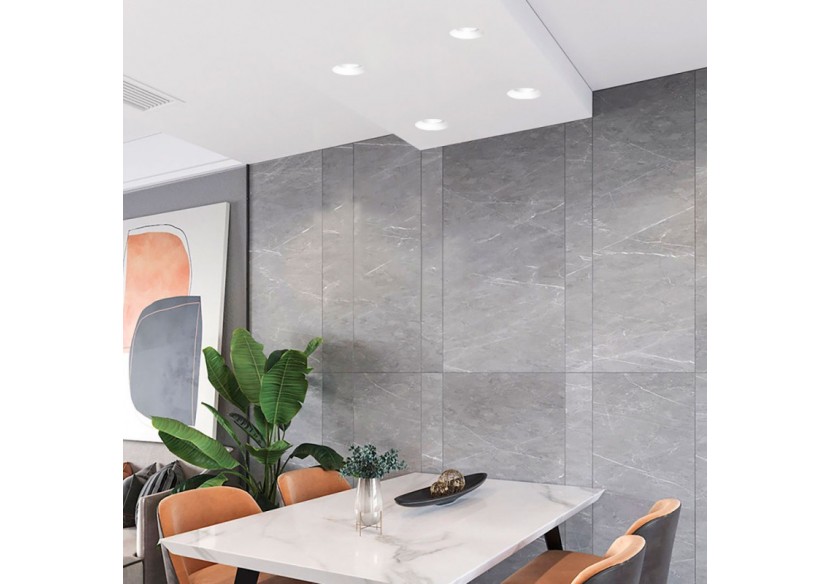 Support spot à encastrer en plâtre pour ampoule GU10 - B254 - Barcelona LED Support spot à encastrer en plâtre pour ampoule GU10 - B254 - Barcelona LED