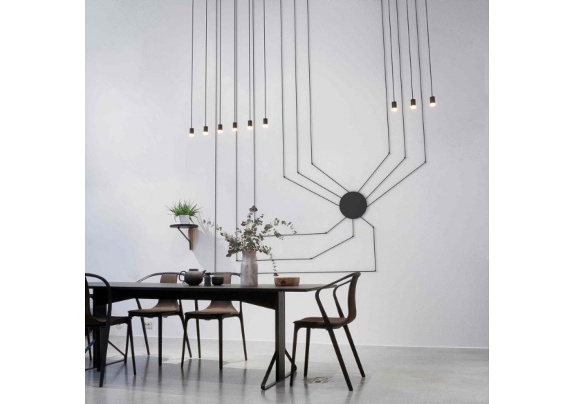 Suspension design "Nébula" 9x6W - LN4029-9-N - Barcelona LED