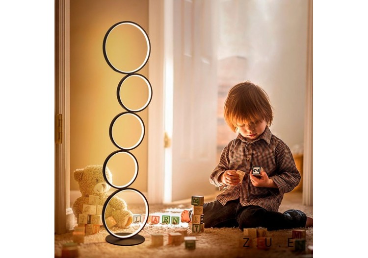 Lampadaire LED en aluminium "NATALIE"-30W-Lumière chaude - LN1414-N - Barcelona LED 2