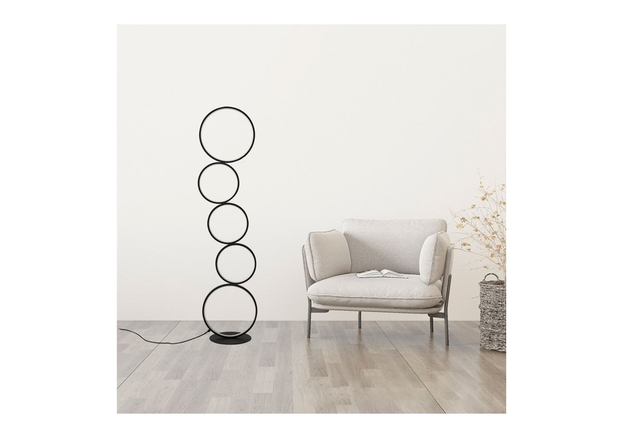 Lampadaire LED en aluminium "NATALIE"-30W-Lumière chaude - LN1414-N - Barcelona LED