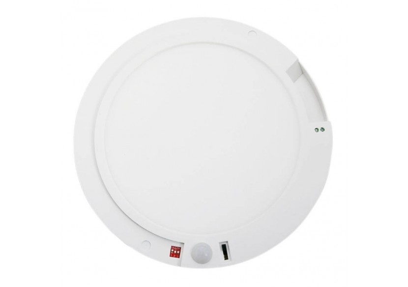 Plafonnier LED rond 18 W – capteur de mouvement PIR + CCT - B1294-S-CCT - Barcelona LED