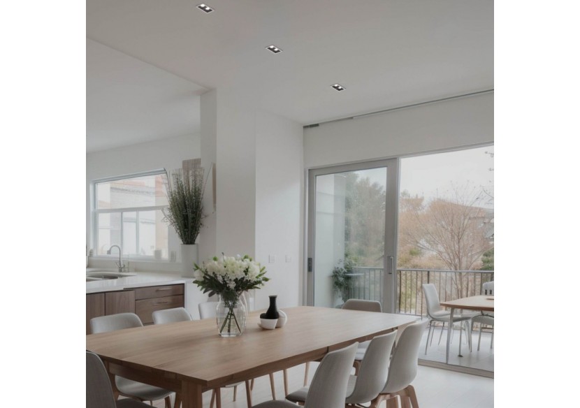 Spot linéaire LED encastrable double 4W-UGR18-IRC90-Puce OSRAM - B1218-4W-B-BN - Barcelona LED