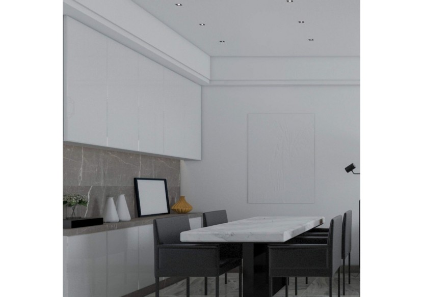 Spot LED encastrable carré 2W-UGR18-IRC90-Puce OSRAM - B1218-2W-N-BN - Barcelona LED