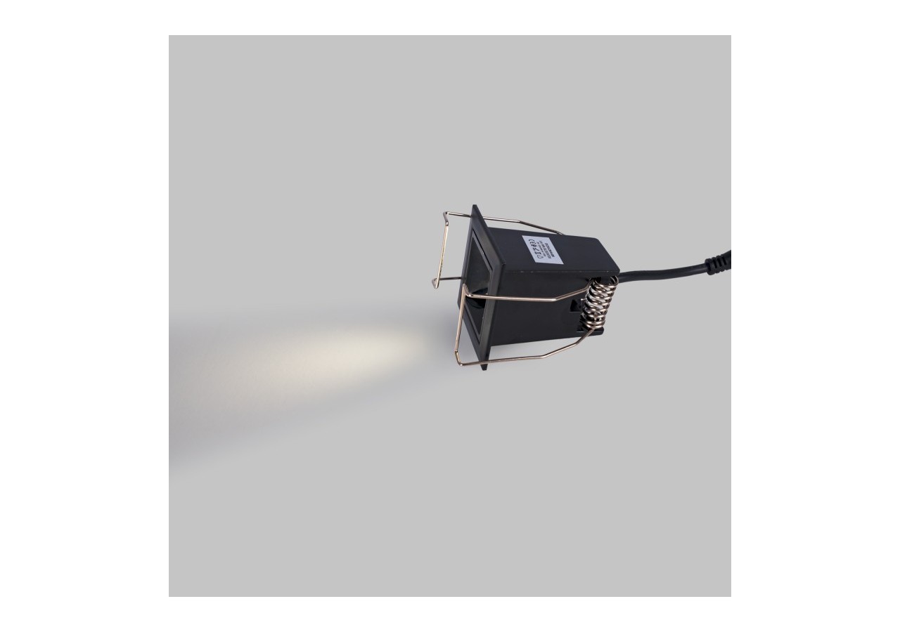 Spot LED encastrable carré 2W-UGR18-IRC90-Puce OSRAM - B1218-2W-N-BN - Barcelona LED