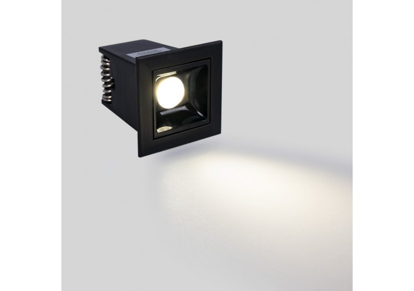 Spot LED encastrable carré 2W-UGR18-IRC90-Puce OSRAM - B1218-2W-N-BN - Barcelona LED