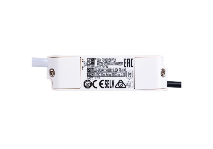 Spot LED encastrable carré 2W-UGR18-IRC90-Puce OSRAM - B1218-2W-N-BN - Barcelona LED