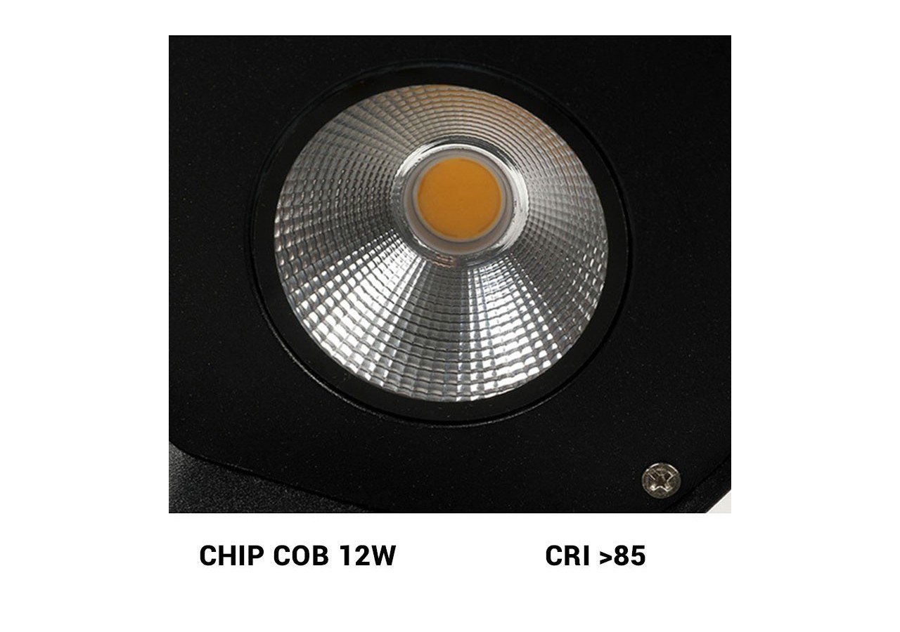 Applique murale LED 12W "Kartoo" IP54 - LN1516-N - Barcelona LED