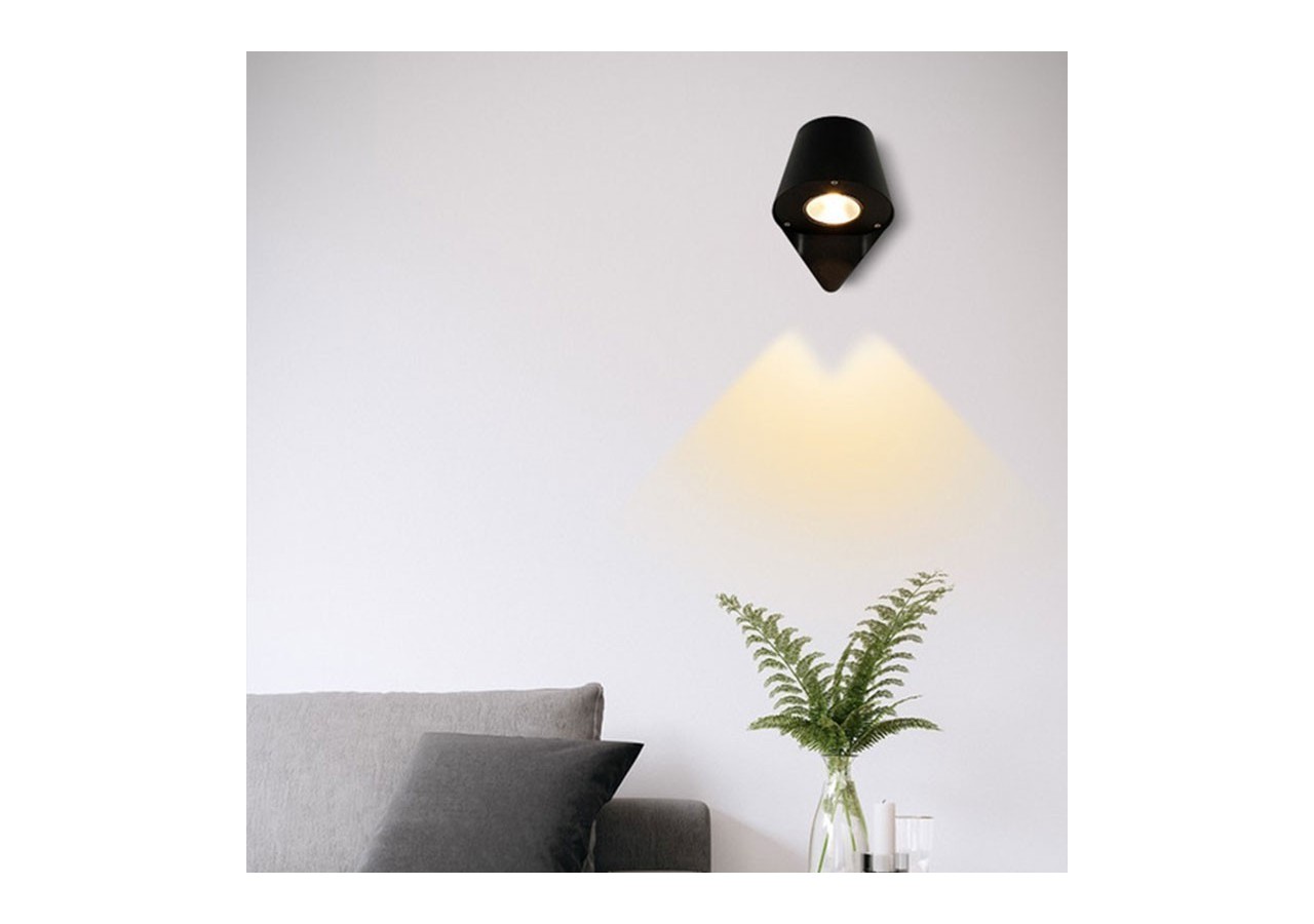 Applique murale LED 12W "Kartoo" IP54 - LN1516-N - Barcelona LED