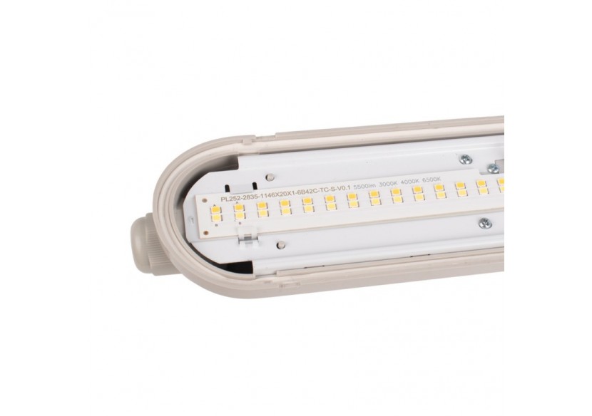 Réglette LED étanche CCT connectable avec capteur de mouvement-120cm-40W-IP65 - B8400-120-S-CCT - Barcelona LED