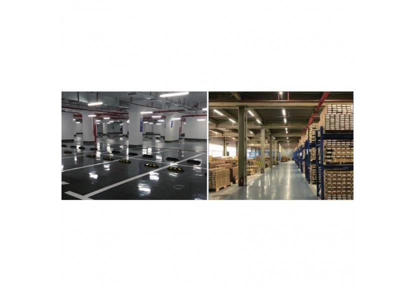 Réglette LED étanche CCT connectable avec capteur de mouvement-120cm-40W-IP65 - B8400-120-S-CCT - Barcelona LED