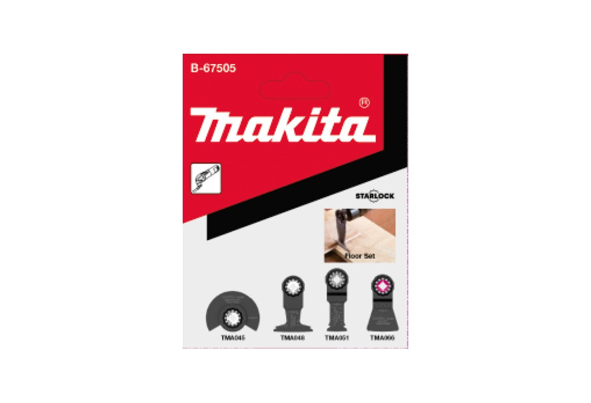 Fixation STARLOCK : Ensemble 4 accessoires pour parquet  - Makita : Confort'Mat