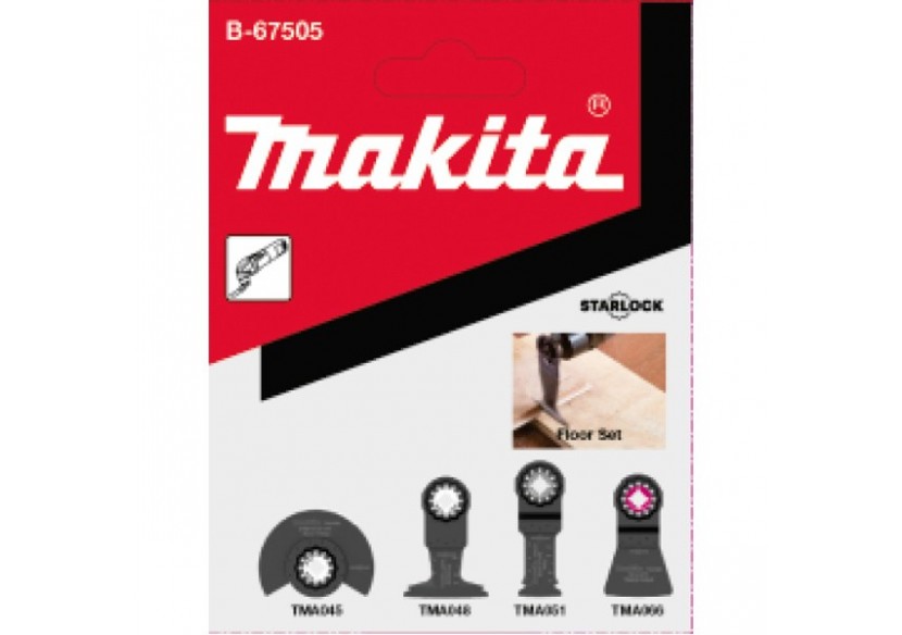 Fixation STARLOCK : Ensemble 4 accessoires pour parquet  - Makita : Confort'Mat