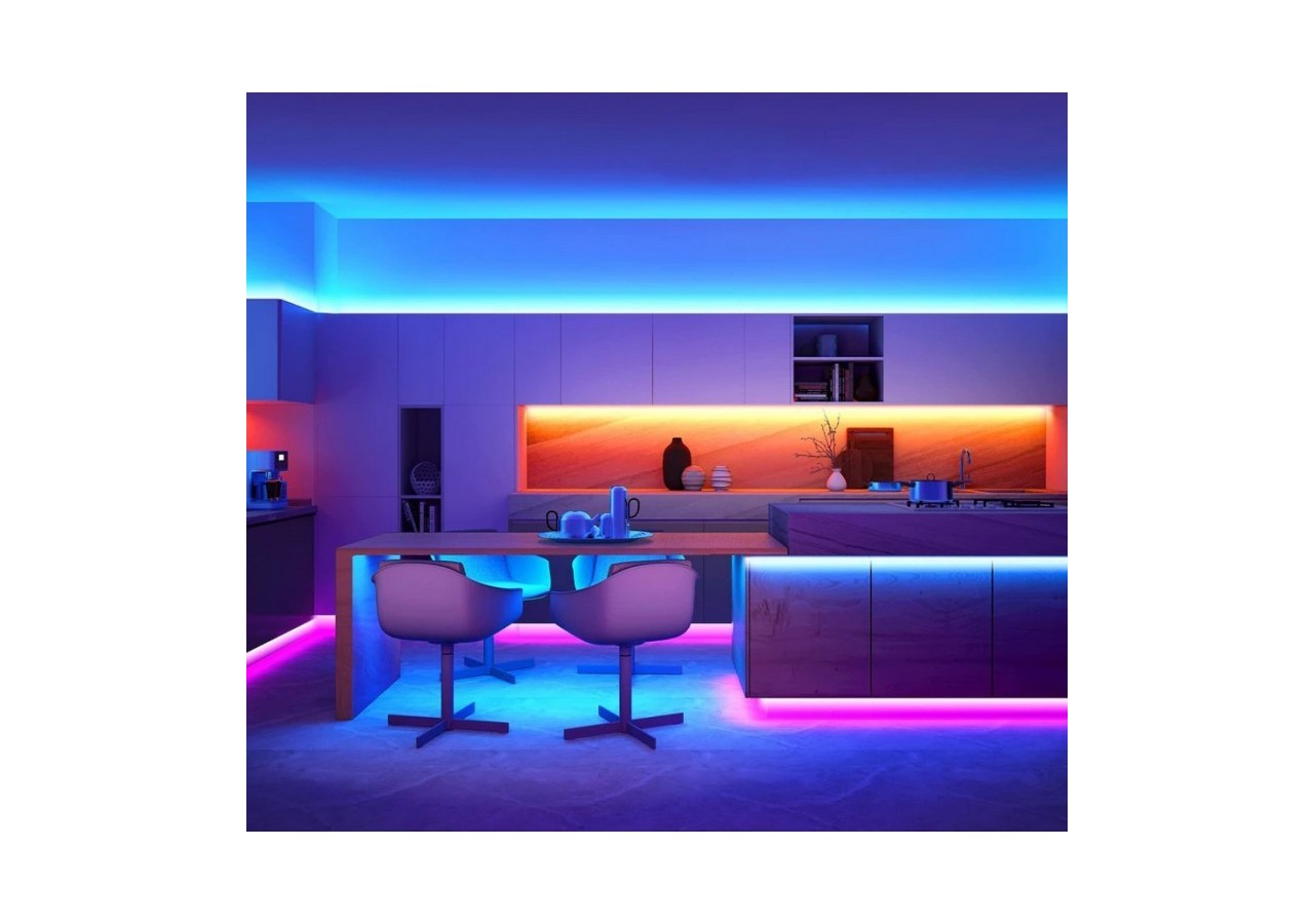 Ruban LED RGB 12V DC SMD 3535 72W IP20 5M PCB 5mm - B1547-5-IP20 - Barcelona LED