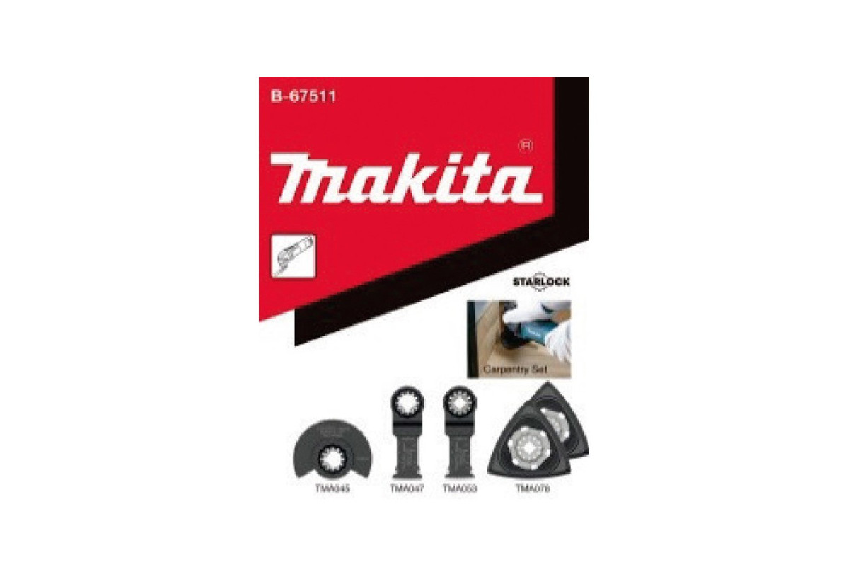 Fixation STARLOCK : Ensemble 5 accessoires pour bois - Makita : Confort'Mat