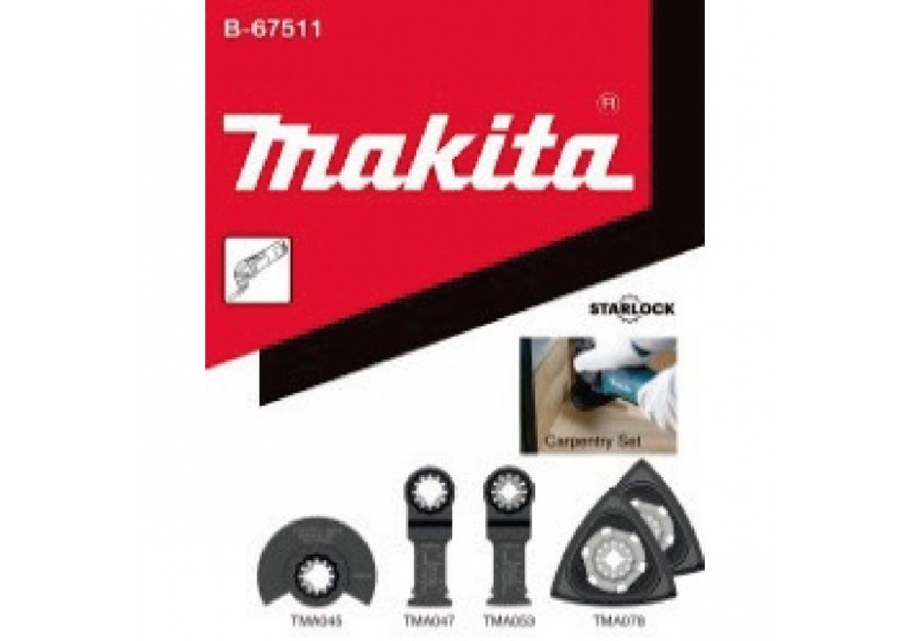 Fixation STARLOCK : Ensemble 5 accessoires pour bois - Makita : Confort'Mat