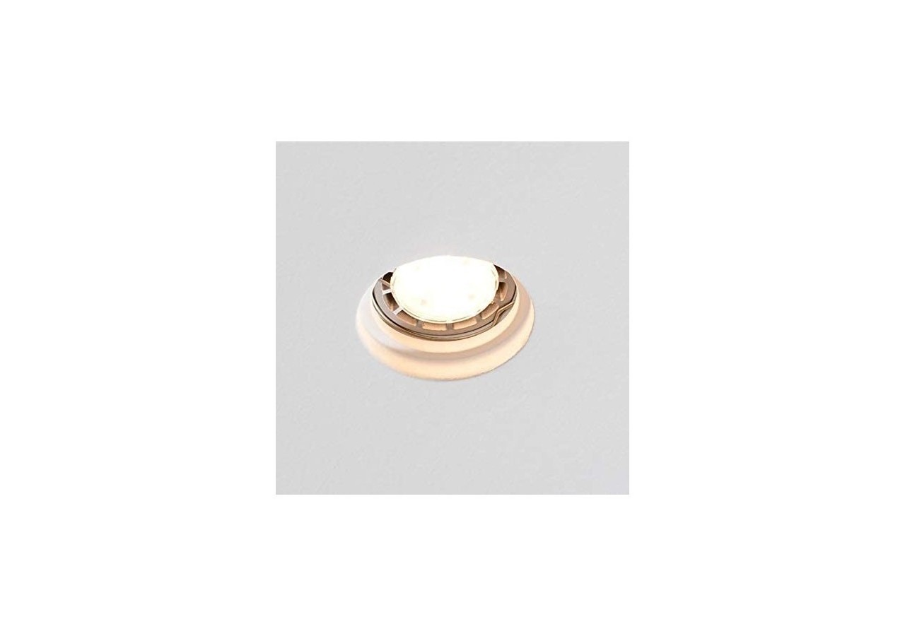 Support spot encastrable en plâtre GU10 "Léa" - B250 - Barcelona LED