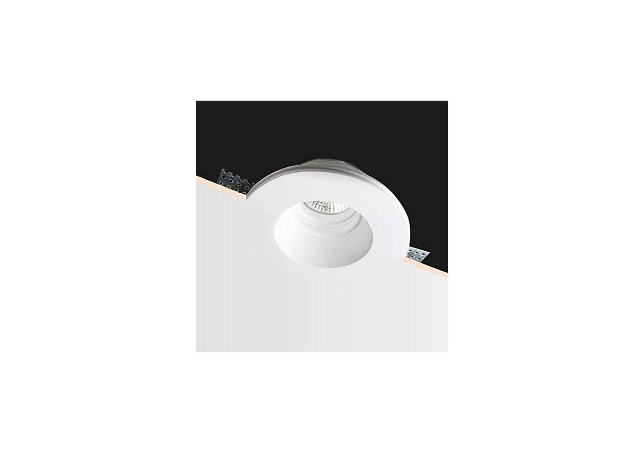 Support spot encastrable en plâtre GU10 "Léa" - B250 - Barcelona LED