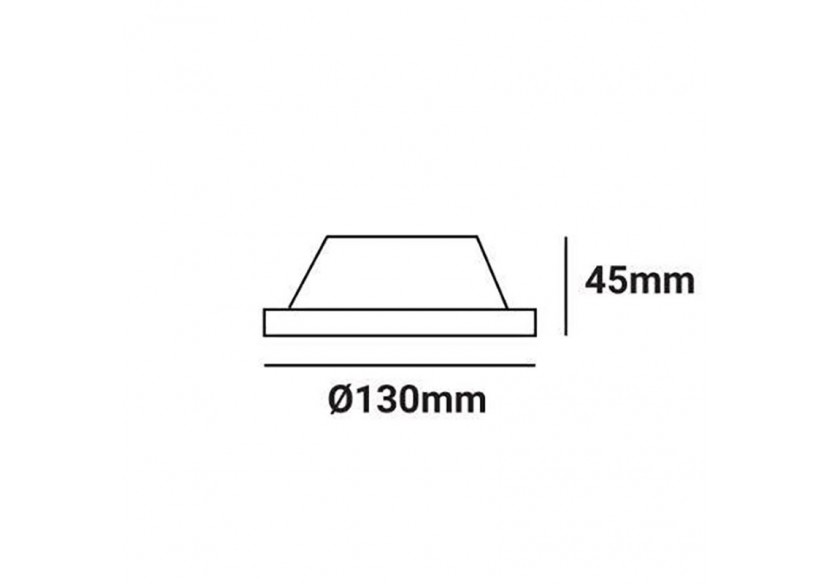 Support spot encastrable en plâtre GU10 "Léa" - B250 - Barcelona LED Support spot encastrable en plâtre GU10 "Léa" - B250 - Barcelona LED