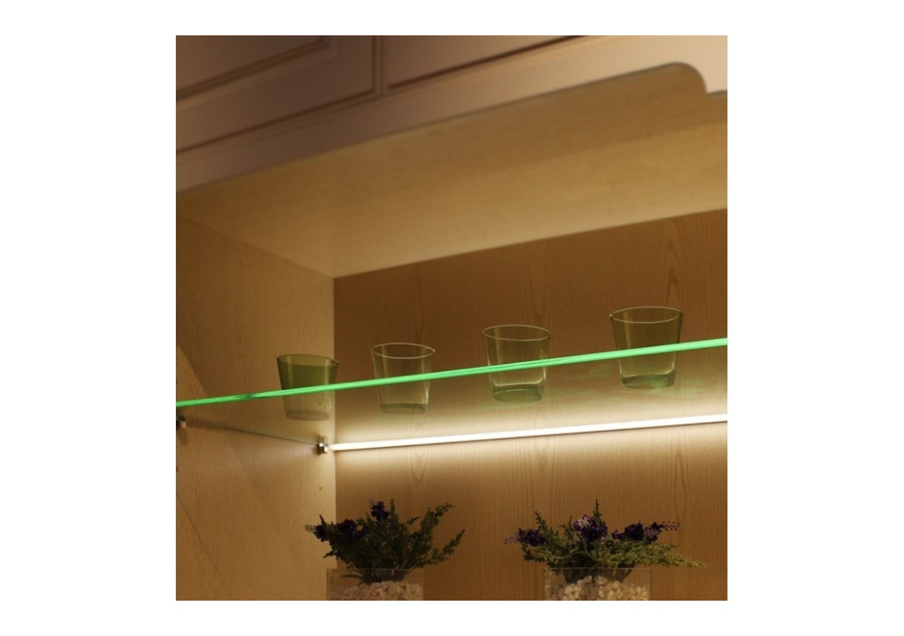 Profilé aluminium pour vitre et étagère 25x14mm (2m) - BPERFALP138 - Barcelona LED