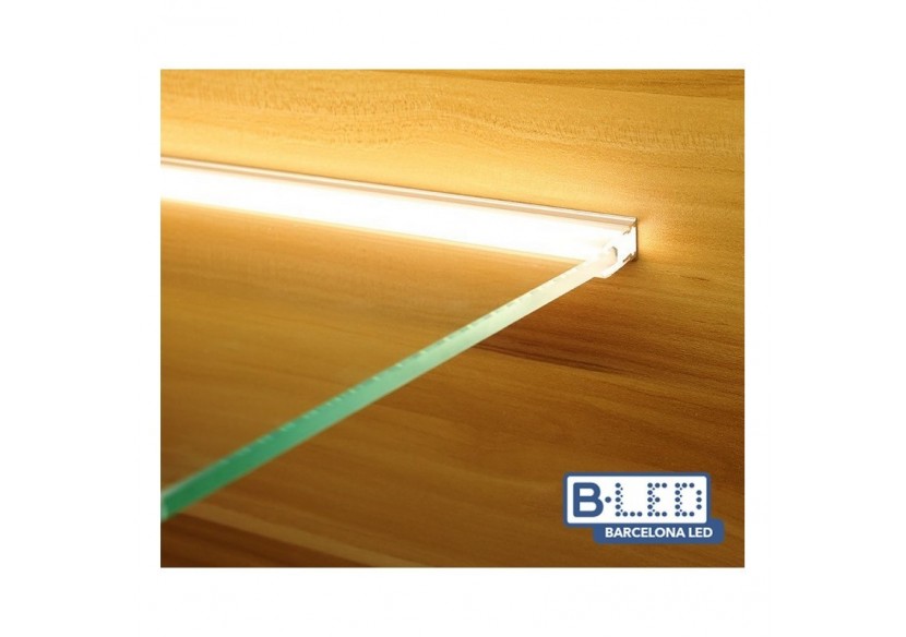 Profilé aluminium pour vitre et étagère 25x14mm (2m) - BPERFALP138 - Barcelona LED Profilé aluminium pour vitre et étagère 25x14mm (2m) - BPERFALP138 - Barcelona LED