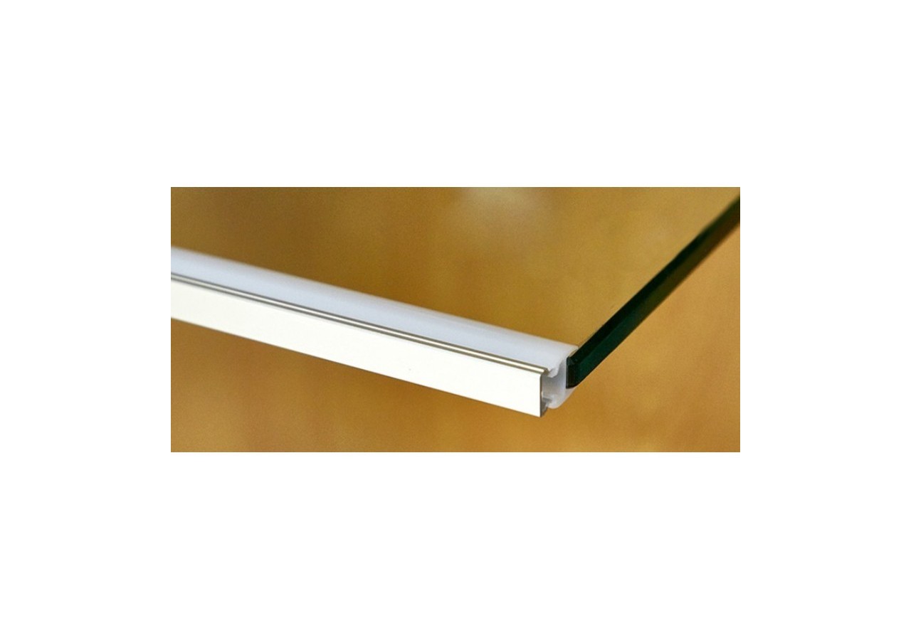 Profilé aluminium pour vitre et étagère 25x14mm (2m) - BPERFALP138 - Barcelona LED