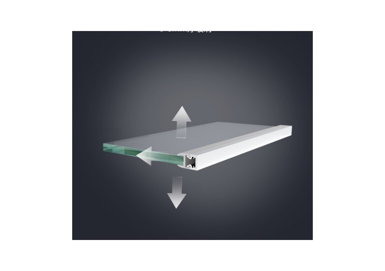 Profilé aluminium pour vitre et étagère 25x14mm (2m) - BPERFALP138 - Barcelona LED