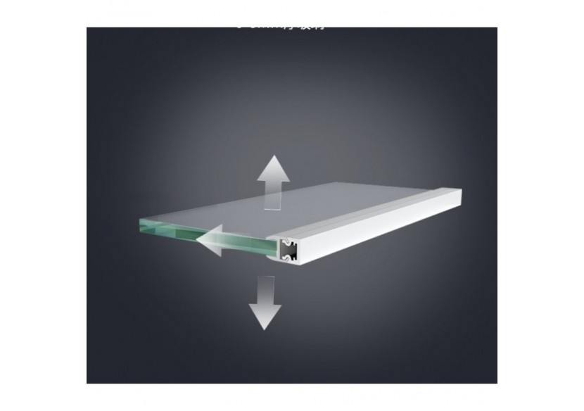 Profilé aluminium pour vitre et étagère 25x14mm (2m) - BPERFALP138 - Barcelona LED Profilé aluminium pour vitre et étagère 25x14mm (2m) - BPERFALP138 - Barcelona LED