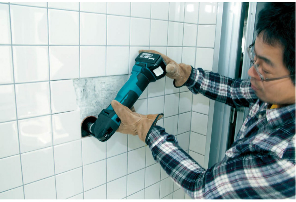 Découpeur-ponceur sans fil 4 Ah - Makita : Confort'Mat