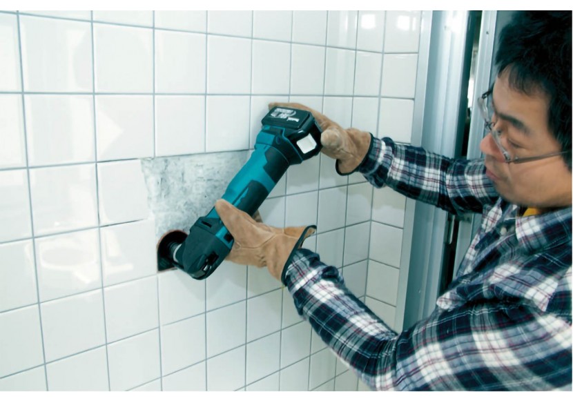 Découpeur-ponceur sans fil 4 Ah - Makita : Confort'Mat