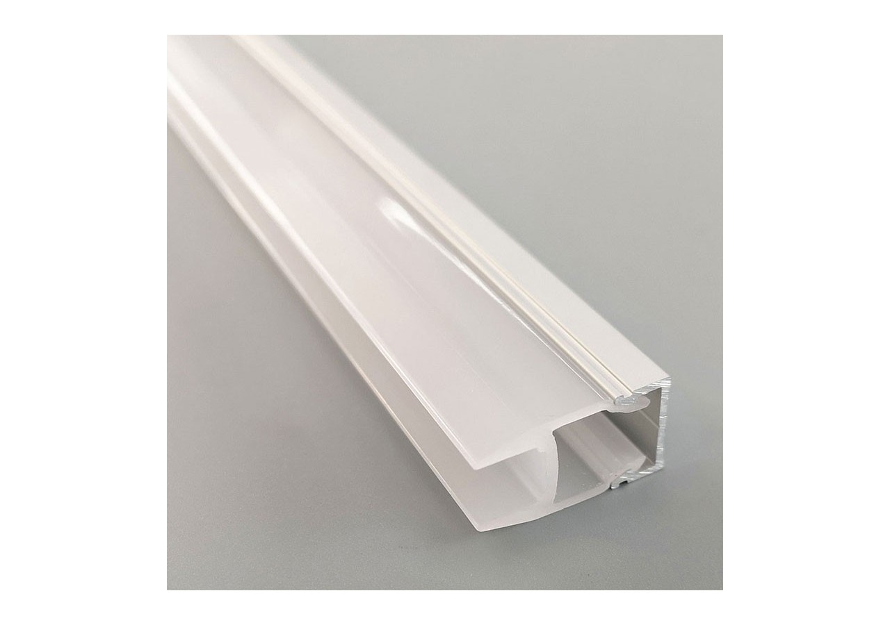 Profilé aluminium pour vitre et étagère 25x14mm (2m) - BPERFALP138 - Barcelona LED