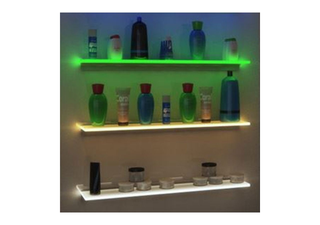 Profilé aluminium pour vitre et étagère 25x14mm (2m) - BPERFALP138 - Barcelona LED